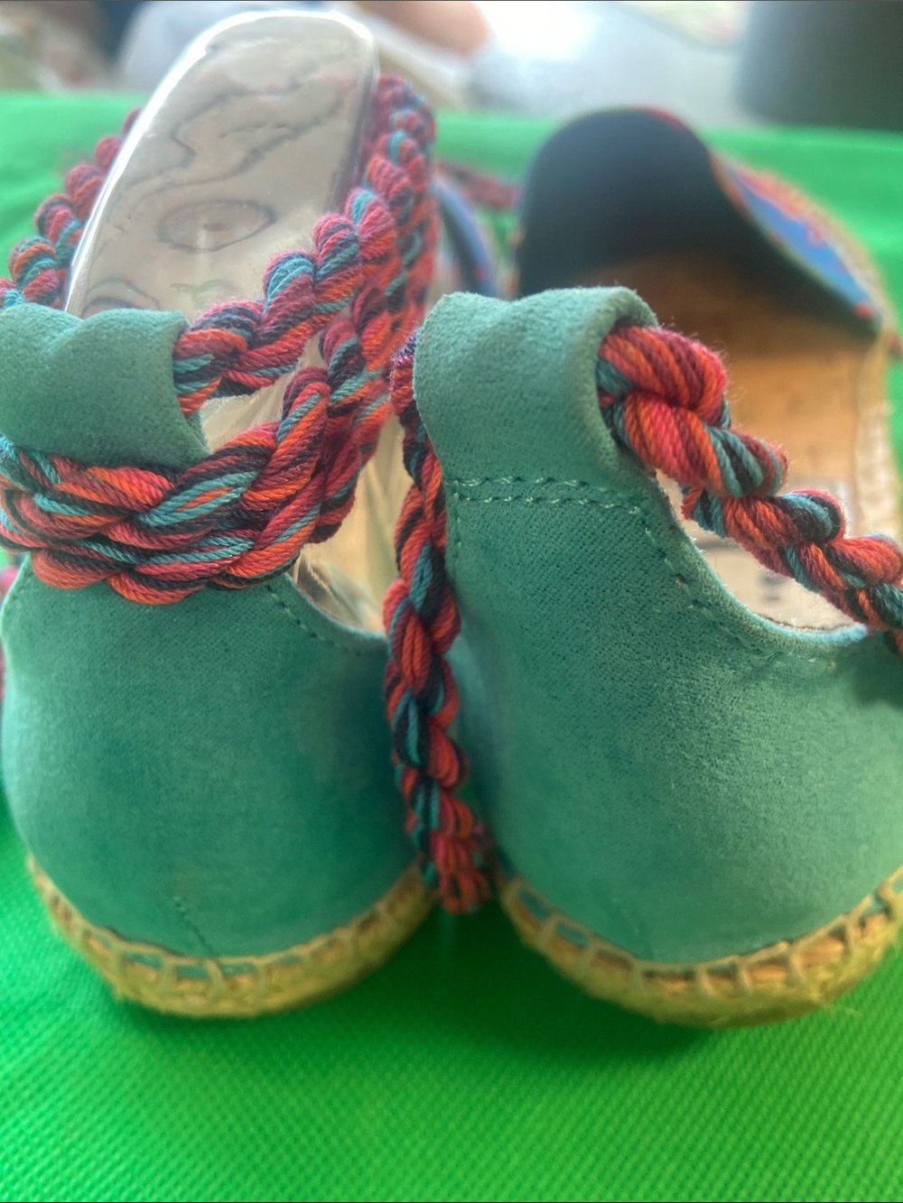 Circus by Sam Edelman Tropical Multi Espadrille Lace-Up Flats - Picture 6 of 9